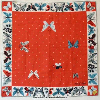 Butterfly Border, Red